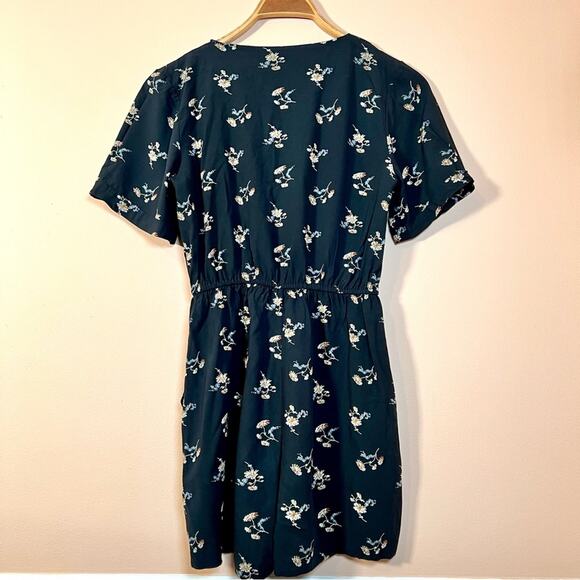 Madewell | Black Floral Romper Size Small - Picture 2 of 14